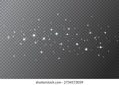 Partículas polvo brillantes 