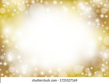 Sparkling golden christmas background design