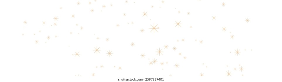 Sparkling golden magic light on black. Texture background abstract black and white or silver Glitter and elegant for Christmas. Glowing gold dust, shiny glittering effect