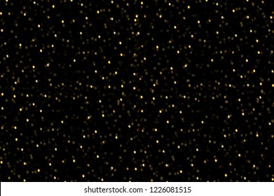 Sparkling golden particles abstract background 