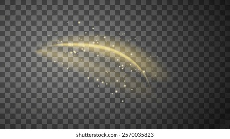 Sparkling golden particles explosion vector