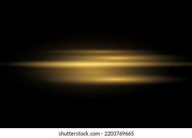 Sparkling golden particles on black. Shiny glittering effect. Glowing bokeh lights abstract luxury background