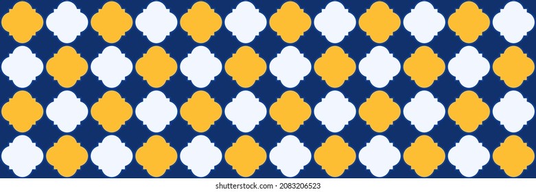 Sparkling Gradient Pattern. Cool Eastern Pattern. Rich Ottoman Texture. Quatrefoil Arabian Ethnic Tesselation. Geometric Trellis Tile. Simple Geo Ramadan. Traditional Seamless Moroccan Frame.