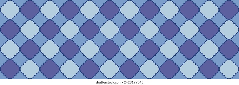 Sparkling Gradient Pattern. Modern Geo Trellis. Cool Oriental Pattern. Quatrefoil Arabian Ethnic Tesselation. Elegant Seamless Persian Cover. Geometric Trellis Tile. Royal Arabesque Texture.