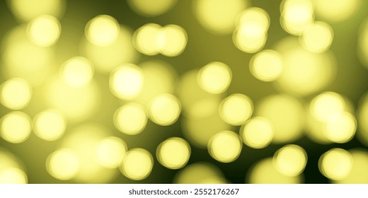 sparkling green bokeh effect background 