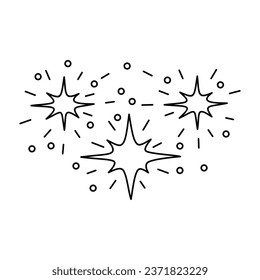 sparkling icon design. shiny effect sign and symbol.