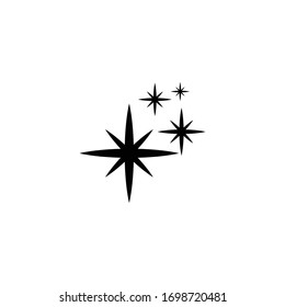 sparkling icon template vector illustration
