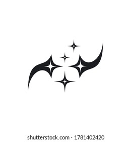 sparkling icon template vector illustration