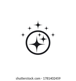 sparkling icon template vector illustration