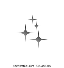 sparkling icon template vector illustration