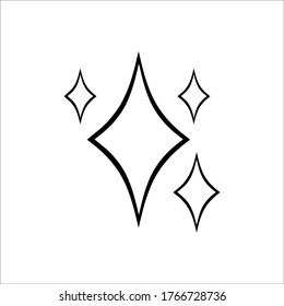 sparkling icon vector illustration logo template