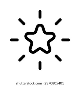 Sparkling Icon Vector Symbol Design Illustration