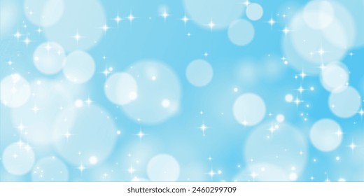 Fondo azul claro brillante. partículas azul claro