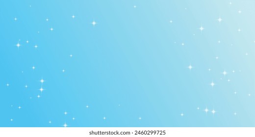 Sparkling light blue background. light blue particles