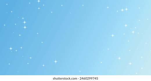 Sparkling light blue background. light blue particles