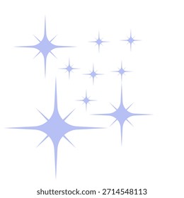 Sparkling light bursts create a magical, celebratory atmosphere perfect for festive occasions and design elements.