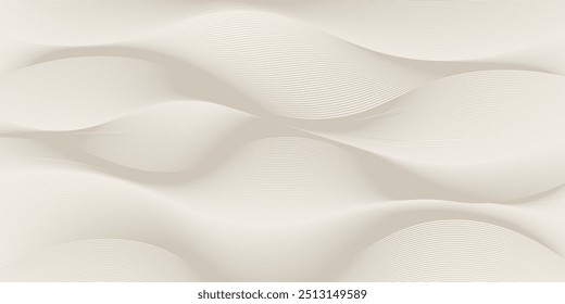 Sparkling luxury gold waves background on black background. Premium design for wallpaper, banner, poster.