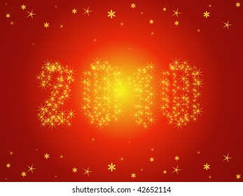 Sparkling New Year's Background