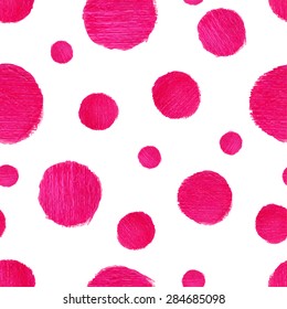 Sparkling pink acrylic seamless pattern background. Geometric shape texture.