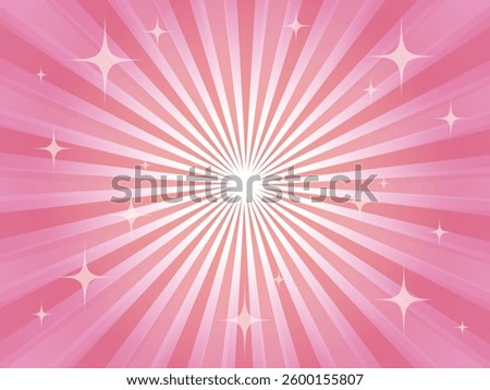 Sparkling, pop, concentrated line background material_pink