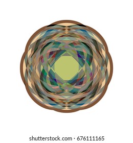 Sparkling round diamond