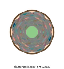 Sparkling round diamond