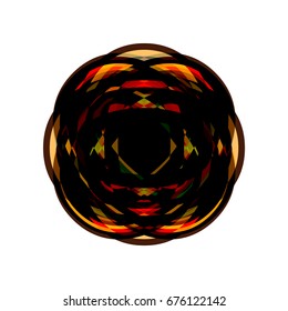Sparkling round diamond