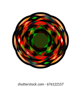Sparkling round diamond