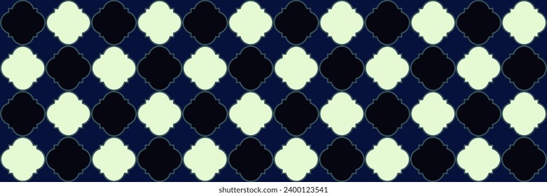 Sparkling Shiny Pattern. Traditional Seamless Arabic Poster. Cool Persian Pattern. Quatrefoil Arabian Ethnic Tesselation. Simple Geo Ramadan. Geometric Trellis Tile. Royal Ottoman Mosaic.
