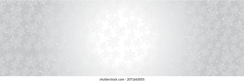 
Sparkling sliver Christmas snowflake seamless pattern wallpaper 