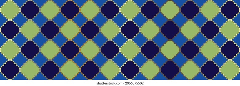 Sparkling Sparkle Pattern. Cool Arabian Pattern. Modern Geo Curved. Quatrefoil Moroccan Ethnic Tesselation. Elegant Seamless Persian Poster. Geometric Trellis Tile. Royal Ottoman Mosaic.