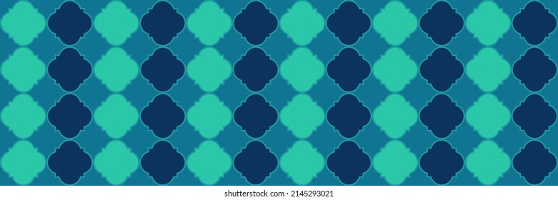 Sparkling Sparkle Pattern. Geometric Trellis Tile. Noble Arabesque Mosaic. Quatrefoil Eastern Ethnic Tesselation. Cool Arabic Texture. Elegant Seamless Moroccan Poster. Trendy Geo Hijri.