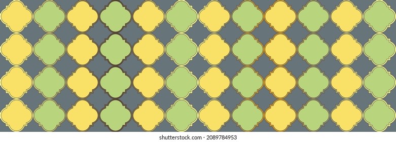 Funkelendes Muster. Apfelkuchen-Ottomanische Textur. Moderner Geo Trellis. Quatrefolien-Orientalische Tesselung. Cool arabisches Muster. Traditionelles, nahtloses Perserpapier. Geometrisches Trellis-Tile.