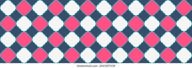 Sparkling Sparkle Pattern. VIP Arabesque Pattern. Geometric Trellis Tile. Quatrefoil Oriental Ethnic Tesselation. Cool Arabian Mosaic. Elegant Seamless Moroccan Cover. Vintage Geo Ramadan.