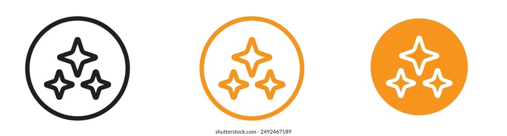 Icono de brillo brillante para belleza y efectos especiales Gráficos ideales para representar destellos y efectos brillantes