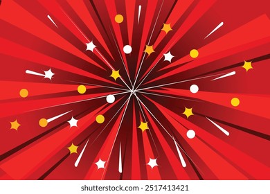 Sparkling Star Burst Background design