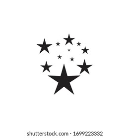 Sparkling star icon vector design