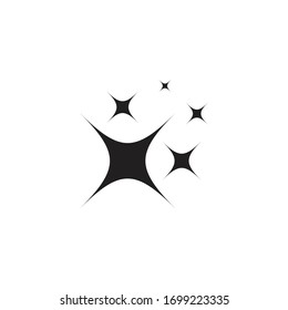 Sparkling star icon vector design
