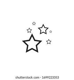 Sparkling star icon vector design
