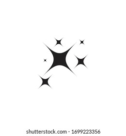 Sparkling star icon vector design