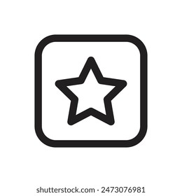 Icono de estrella brillante versátil para Diseños festivos y de celebración