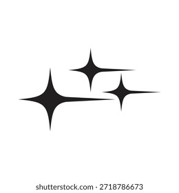 Diseño de ilustración de Plantilla de icono de logotipo de estrella brillante