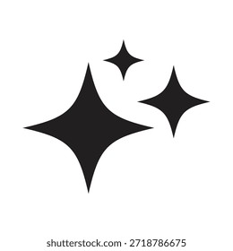 Diseño de ilustración de Plantilla de icono de logotipo de estrella brillante