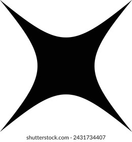 Sparkling Star Logo Symbol Vektor
