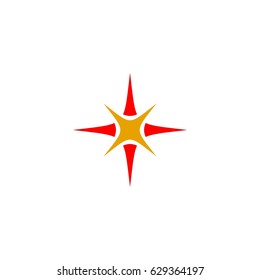 Sparkling Star Logo Template Illustration Design. Vector EPS 10.