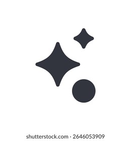 Sparkling Star Logo Vector Icon Template Illustration