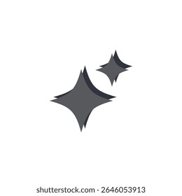 Sparkling Star Logo Vector Icon Template Illustration