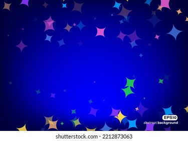 sparkling star night skye space technology theme background for advertisement brochure template banner website cover product package design presentation vector eps.