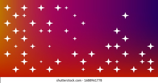 Sparkling Star in Space. Abstract Background Illustration Vector