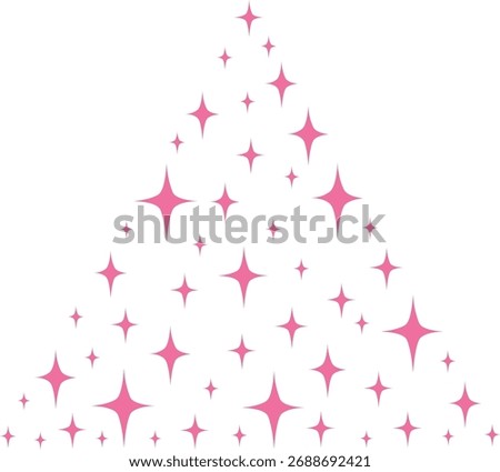 sparkling star triangle shining constellation glowing light pattern celestial night sky bright cosmic geometric shape radiant twinkle luminous design dreamy abstract art